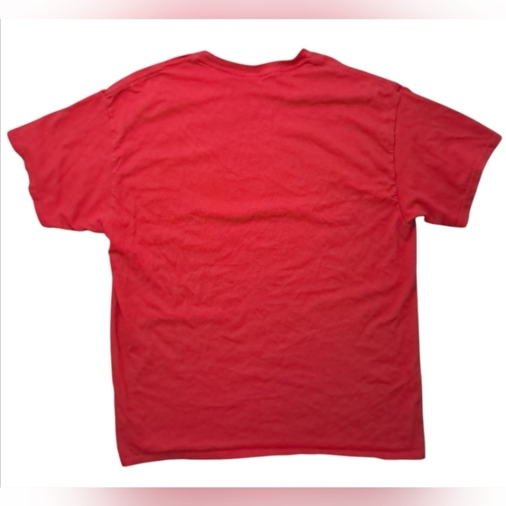North Carolina LGBTQ+ Rainbow Graphic T-Shirt Size L - Picture 4 of 5